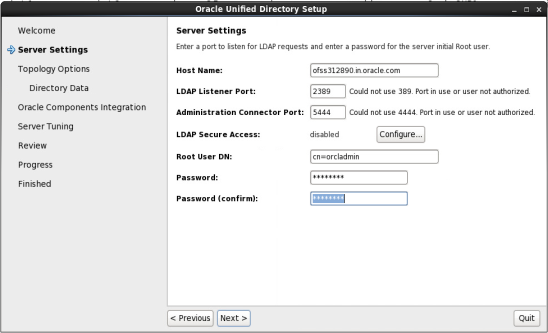 Installer Preerquisite Setup